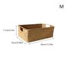 Natural Large Woven Seagrass Basket Of Straw Wicker For Home Table Fruit Bread