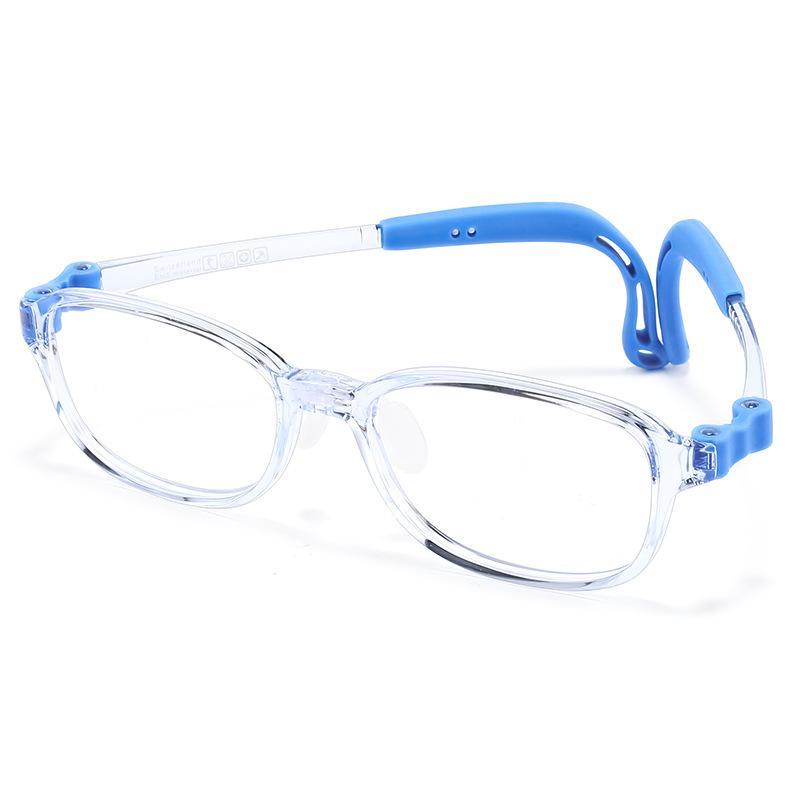 Ultralight Myopia Glasses for Teens - Screwless TR Frame, Safe Sports Design T048ET