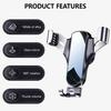360 Degree Rotating Bracket Car Phone Stand Air Vent Mount 360 Degree Rotating
