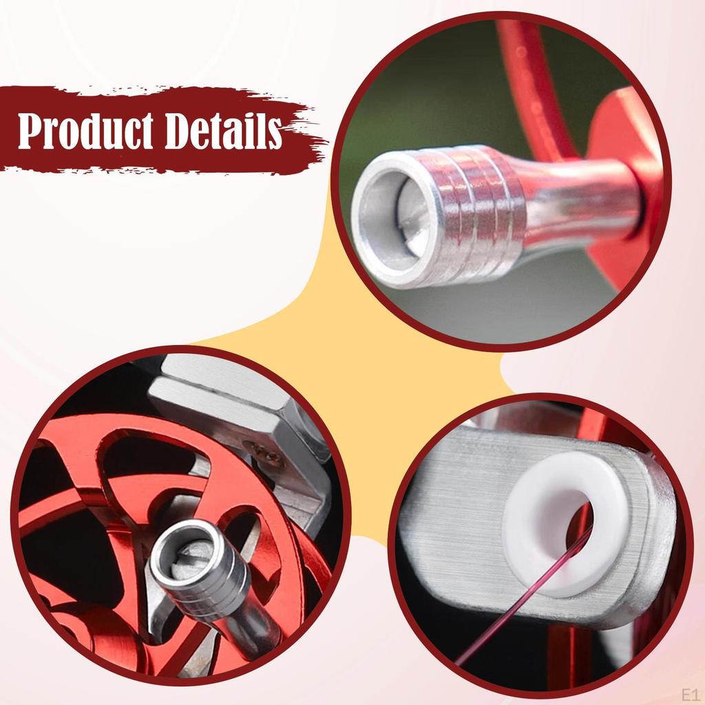 3 Kg Lightweight Ice Fishing Reel, 65 Mm Spool Made Entirely of Metal, Accessories for Fresh