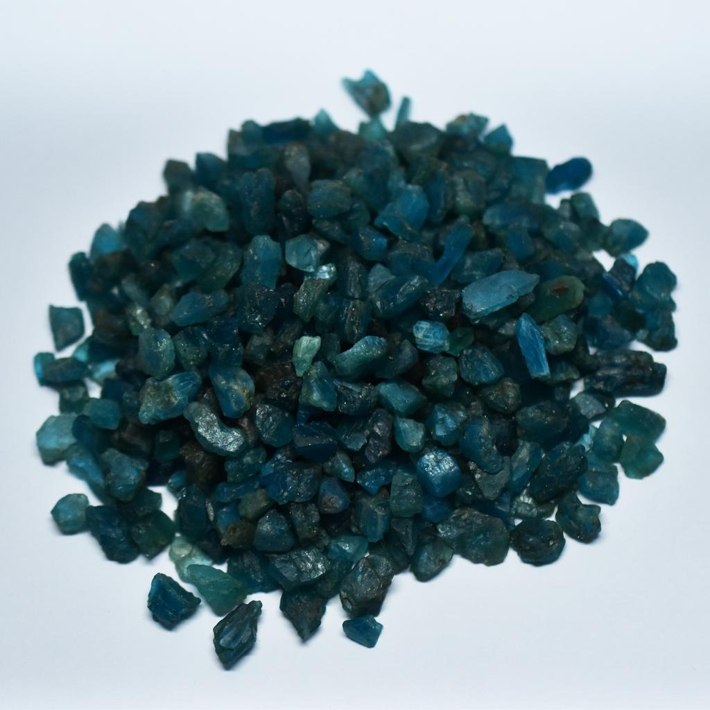 25 Ct CERTIFIED Raw Apatite Gemstone Natural Blue Uncut Rough Loose Gemstone