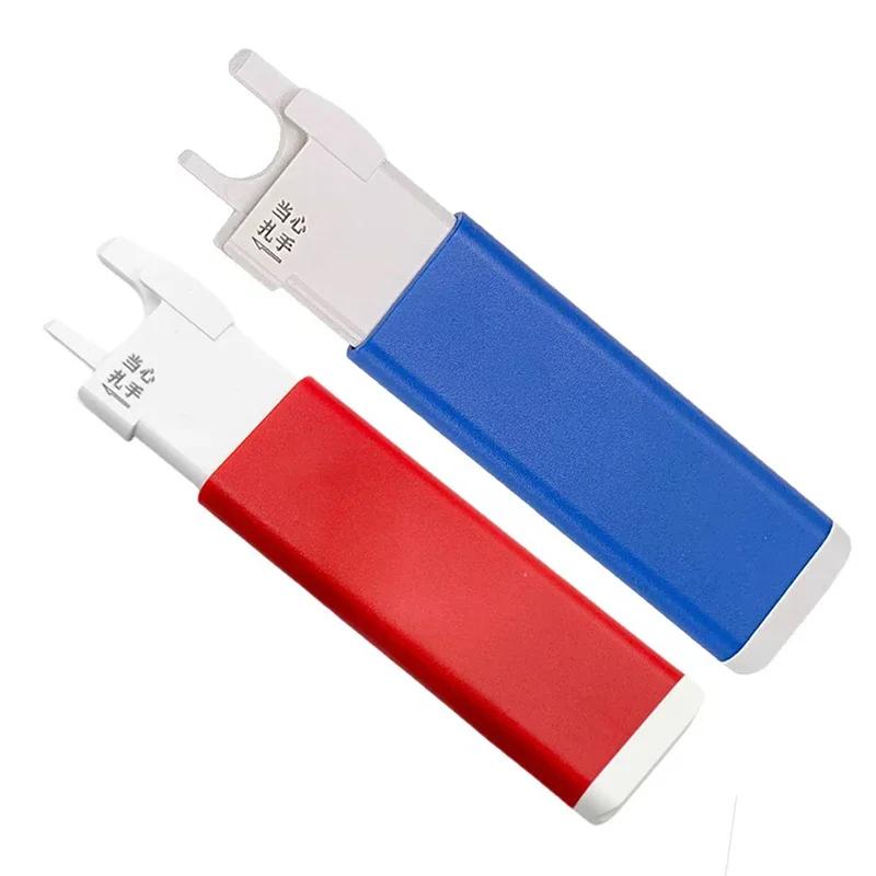 Self Threader Handheld Automatic Needle Threader Magnetic Needle Inserter Quick-Looping Sewing Loop Needle Threader for Elderly