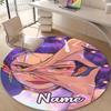 Personalized K-KPop Demon Hunters Round Chair Office Rug - Perfect for Mat, Office Chair & More - Ideal Gift for Birthdays and Holidays