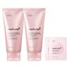 PDRN Pink Capsule Foam Cleanser, Deep Pore Cleansing & Radiance Care, 120ml (2-Pack + 4 Bonus Pads)