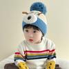 Winter Hat Ball Warm Double Layer Knit Beanie Cute Fashionable Soft Light Beige-Friendly Suitable for Outdoor Walking, Skiing