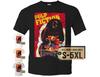 PULP FICTION T Shirt Tee V21 Movie Poster Vintage Natural Black White S To 5XL