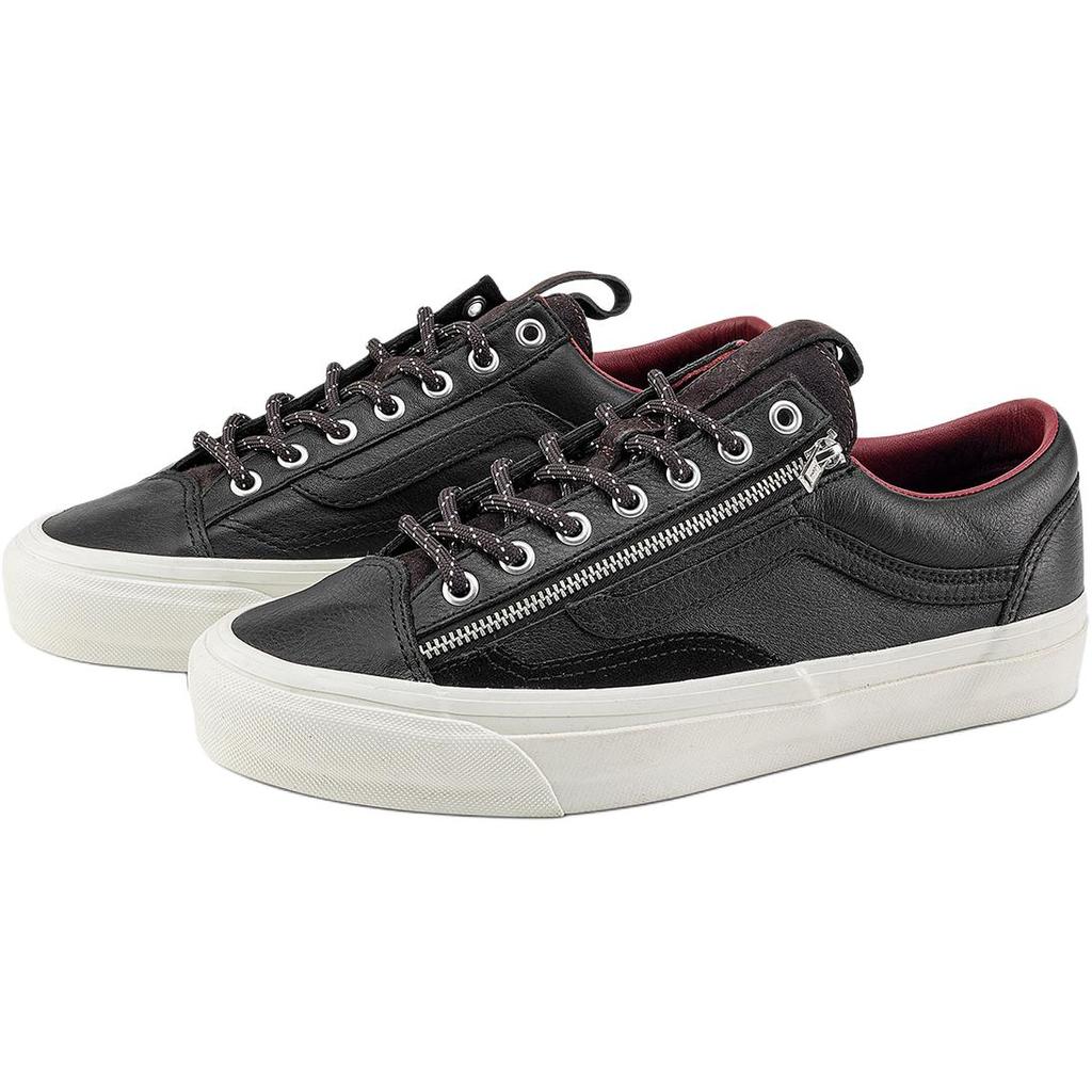 Vans Old Skool 36 Premium Versatile Comfortable Low-Top Skate Shoes Unisex Sneakers Black VN000DAABLK