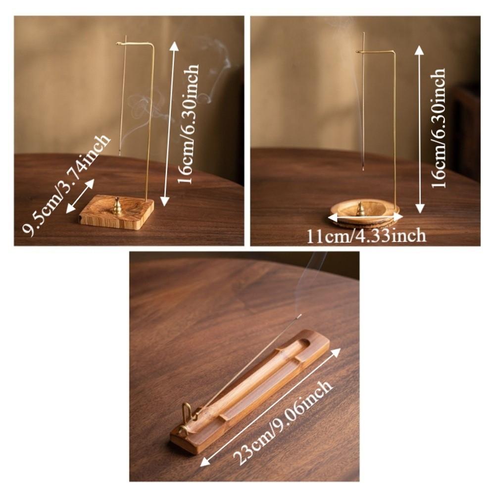 Anti-Ash Design Incense Stick Holder Desktop Decor Mosquito Incense Plate Holder  Spa
