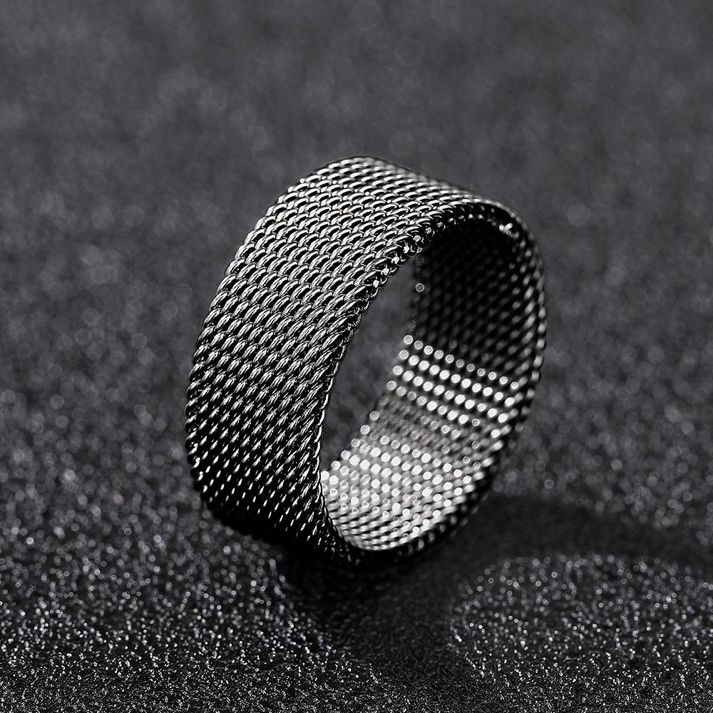Huitan Metal Couple Ring for Women/Men There Different Colors Simple Finger Jewelry Versatile Party Daily Fashion Accessories