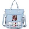 Demon Slayer Tote Bag Crossbody Bag Carrying Bag Shoulder Bag for Teenager Girl Boy Back To School Bag Men Women Leisure Travel Bag Mochila