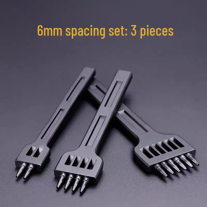 

Інструменти для шкіри своїми руками: Набір круглих та ромбоподібних пробійників з легованої сталі для ручного шиття та пробивання отворів