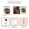 HOOLOOG Wolf Puzzle: Interlocking Wooden Toy & Decorative Painting 