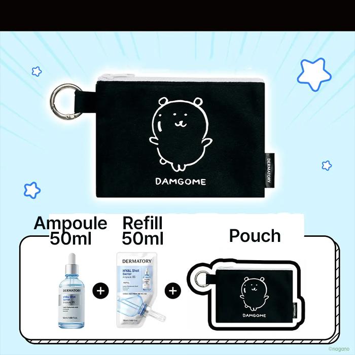 [Limited] Dermatory Hyal Shot Barrier Ampoule B5 + Refill Joke Bear Edition