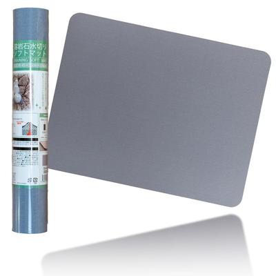 Lava Life Lava Stone Draining Soft Mat Kitchen Mat Quick Drying Absorbs Water Faster Than Diatomaceous Earth OLA-SDMM 093-GY