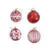 16pcs 6cm Christmas Hanging Balls Set Glitter Xmas Tree Ornaments  New Year Gift
