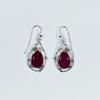 Natural Amethyst 925 Sterling Silver Earrings: Floral Jewelry
