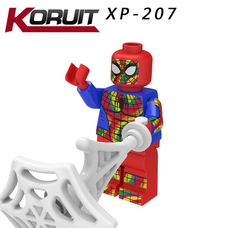 Kt1028 Spiderman Building Blocks Assembling Modular Minifigure Toy Educational Toys For Kids Boys
