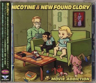CD NICOTINENEW FOUND GLORY NEW FOUND  MOVIE ADDICTION SKYR0054 SKY 2002 Japan ObiRock Used