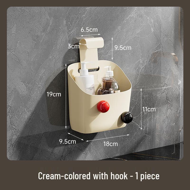 

New Arrival: Wall-Mounted Hanging Basket - Large Capacity Dormitory Bedside Storage Rack