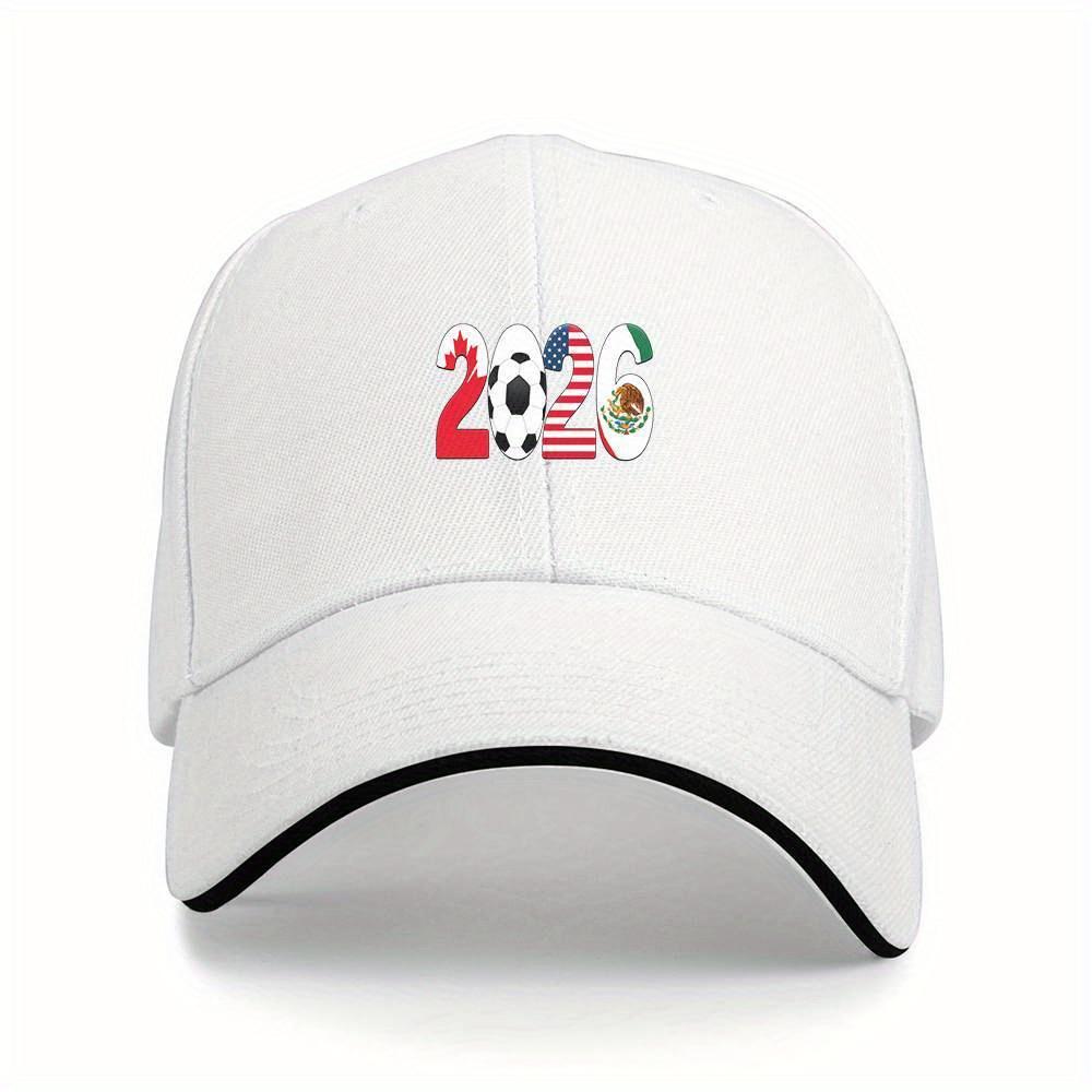 2026 Flag of Canada USA Mexico Baseball Cap Adjustable Sports Hat for Men Women
