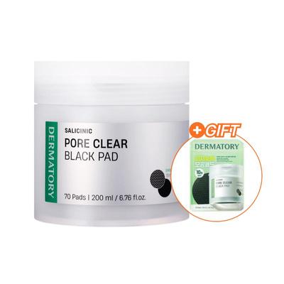 Salicylnic Pore Clear Black Pad Set | BHA Exfoliating & Sebum Control | 70+10 Special Value Set | Pore Tightening & Blackhead Care