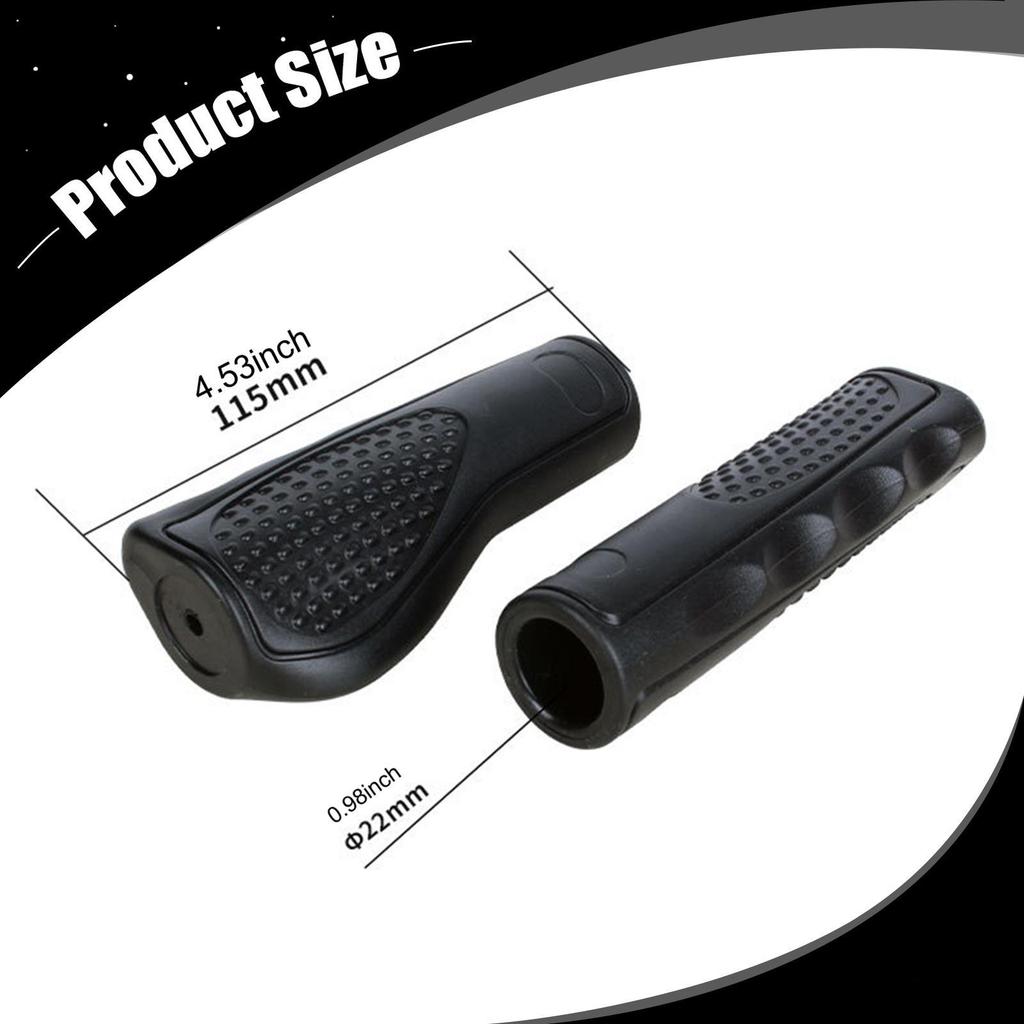 2 Stück Rollstuhl Handgriffe Ersetzen Ersatzteile für Transportstuhl