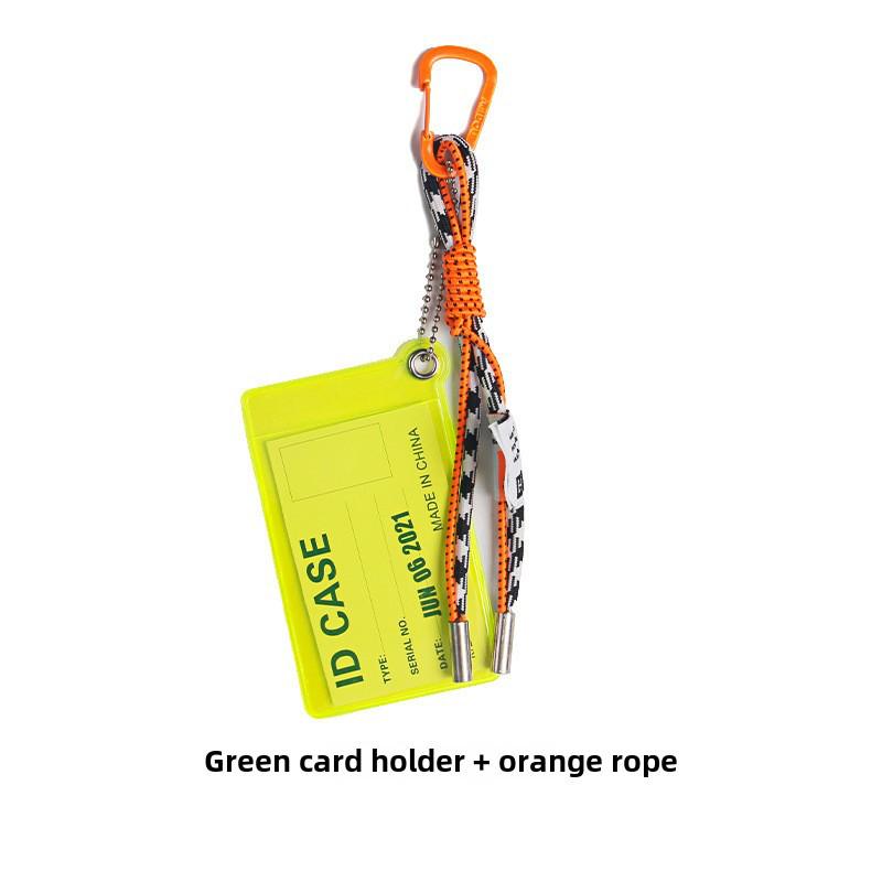 PVC Transparent Card Holder - Student Meal, Access, Bus Card Pendant for Backpacks or School Bags, Men's and Women's Accessories