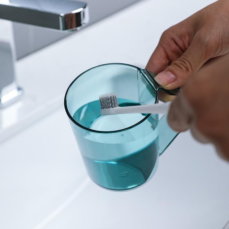 Cup with Toothbrush Holder, Creative Upside-down Drain, Cup for Couples and Students To Drink Water and Brush Their Teeth