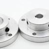 Aluminum Alloy Flange Coupling 5/6/6.35/7/8/9/10~22MM Hole-Keyway 50MM Rigid Transmission Shaft Connection