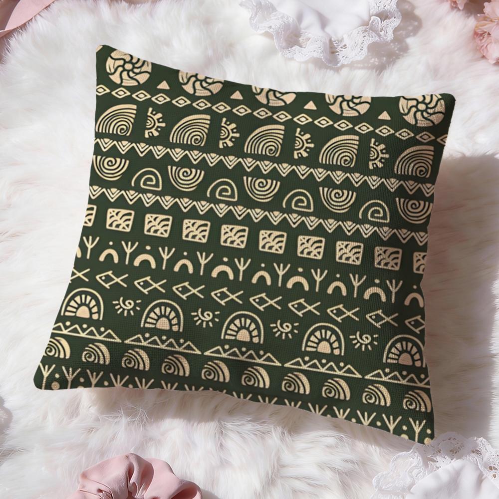 Floral Texture Cushion Cover Premium Comfort Reversible Pillow Cove Two in One Design for Any Room Car Interior
