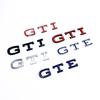 ABS Car Rear Trunk Emblem Fender Side Badge Sticker for Volkswagen VW New GTE GTI Logo T-ROC GOLF JETTA MK4 PASSAT Polo TOURAN DA0
