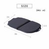 Takeda Corporation Compact Honeycomb Gel Seat Cushion, Lightweight and Foldable, Blue, 36 x 24 x 2.5 cm, CGC3624