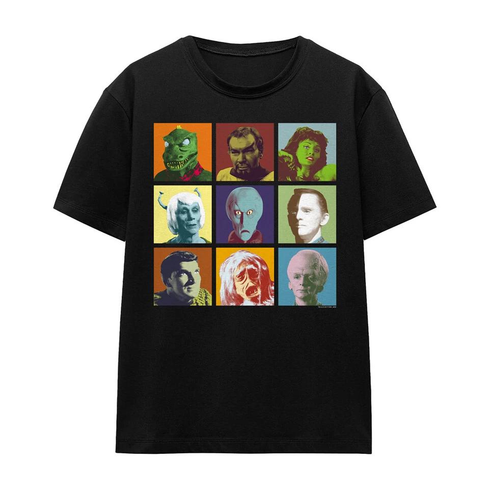 Star Trek Alien Squares Ladies T-Shirt S-2XL, Black S