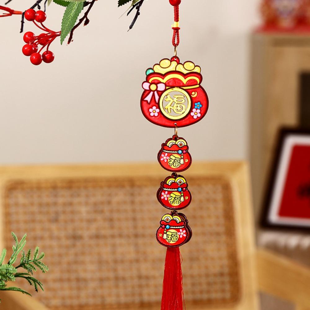 Traditional Spring Festival Door Decoration Paper New Year Hanging Ornaments  Wedding