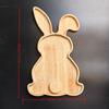 Rabbit Shaped Charcuterie Board Kitchen Chopping Board Platter Rabbit Shaped for Fruit Salad Cake Housewarming Gift Easter