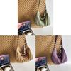 Denim Canvas Bag For Women Casual Daily Commuting With Zipper Closure And Phone Pocket