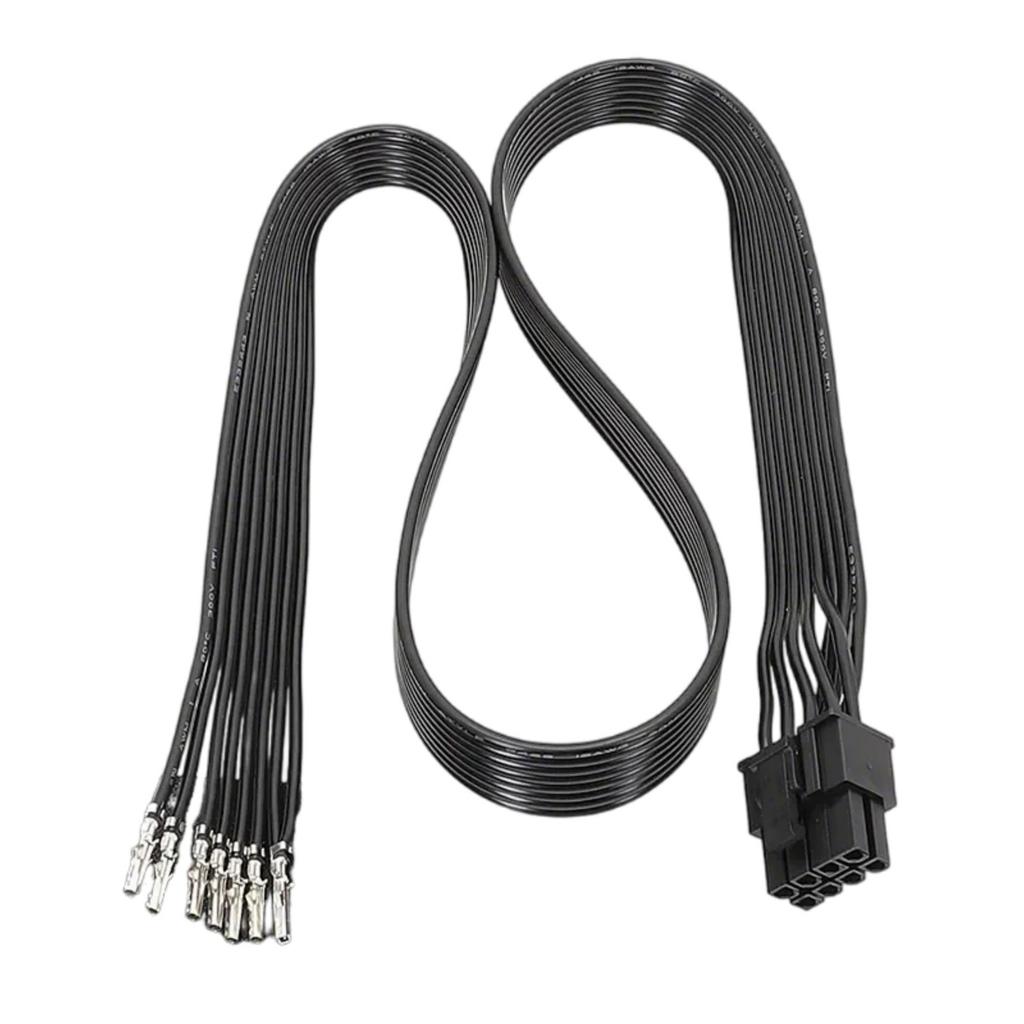 High Efficiency 8Pin (6+2) Male PCIe Cable Male PCIExpress Power Cable for Graphics Card Tinned Copper Cores Wire
