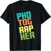 Photographer Camera Man Photography Camera Gift T-Shirt