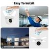 Tri-Leaf Full-Color Night Vision Panoramic WiFi Camera with Mobile Remote Monitoring