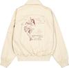 Alpha Industries CWU-45 Canvas Honolulu Bomber Jacket (156126) Vintage White