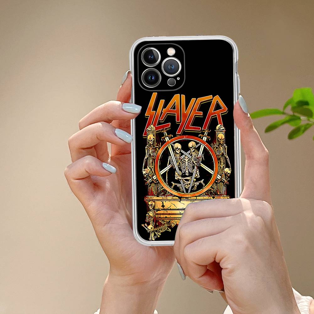 S-Slayers Band Phone Case For IPhone 17 16 15 Plus 14 13 Mini 12 11 Pro Max Soft Shell Cover