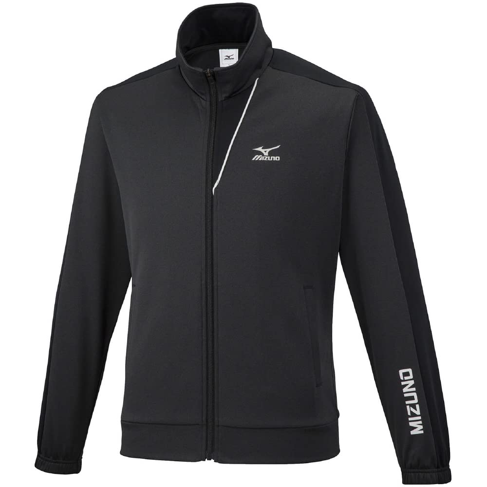 

Mizuno K2JC2510 Training Jersey Black Size S Men s Wear, Fleece-Lined Shirt, Warm-Up Jacket, Heather/Black,