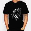 Men's T-shirt Horses Kawaii T Shirt Men Women Tshirt Horse Graphic Male T Shirts Classic Oversized T Shirt Camisetas Masculino