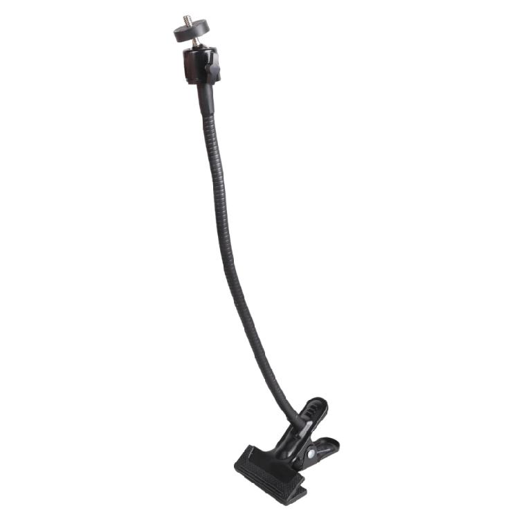 Versatiled Clamp Mount With Flexible Gooseneck Arm For Baby Monitors Sports Cameras And Smartphones 500g Capacity