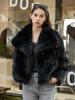 Women's Faux Fur Lapel Coat - Spring European & American Fashion, Loose Fit Hot Style