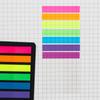 1pcs Translucence Color Sticky Memo PET Fluorescent Notes Pad Adhesive Planner Diary Stickers Index Post