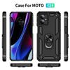 For Motorola Moto G14 Case Magnetic Car Ring Shockproof Armor Stand Holder Phone Cases For Moto G14 G 14 MotoG14 Back Cover
