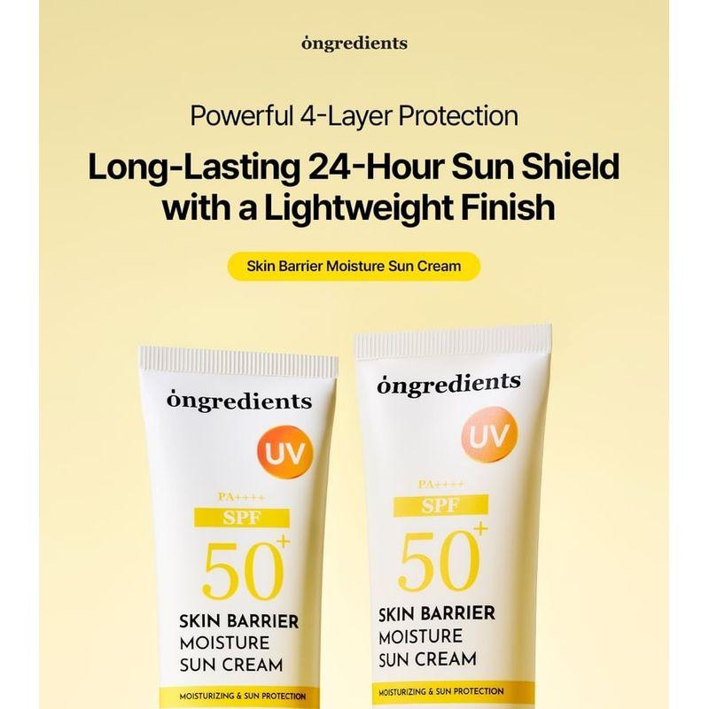 Ongredients Skin Barrier Moisture Sun Cream