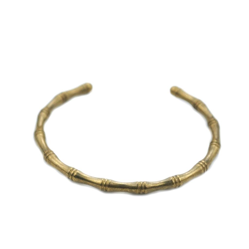 Retro Bamboo-Inspired Copper Bangle for Women: Unique, Trendy, Exquisite Design