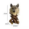 Amerikanische Retro Heimdekoration Löwenkopf Kreative Simulation Tier Avatar Harzhandwerk Büro Schreibtischdekoration